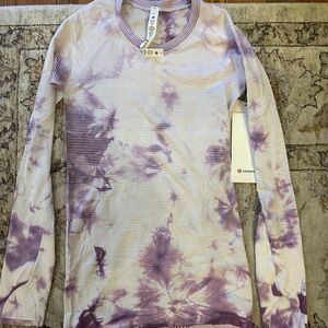 Lululemon longsleeve tiedye size 4 swiftly tech.